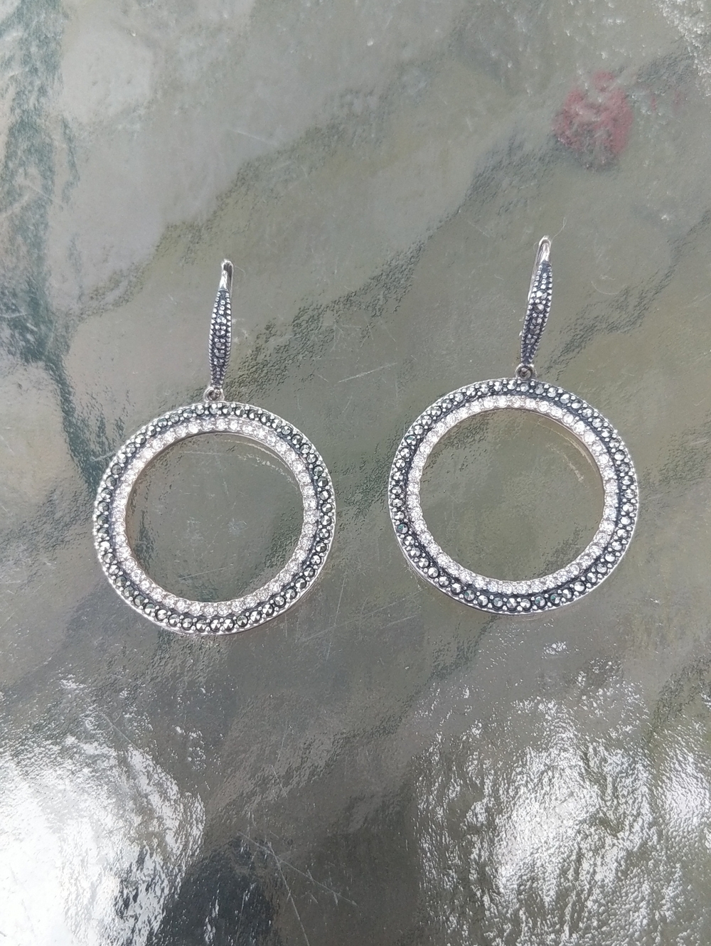 Judith Jack Sterling Silver Earrings